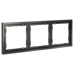 Рамка пластиковая на 3 поста Voltum S70 Титан VLS100306