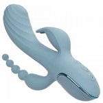 Вибратор тройного действия CalExotics III Triple Ecstasy, 11.5 см x 3.75 см