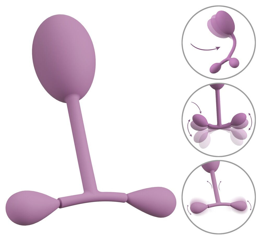 Сиреневый тренажер мыщц тазового дна Vaginal Trainer (Цвет: сиреневый)