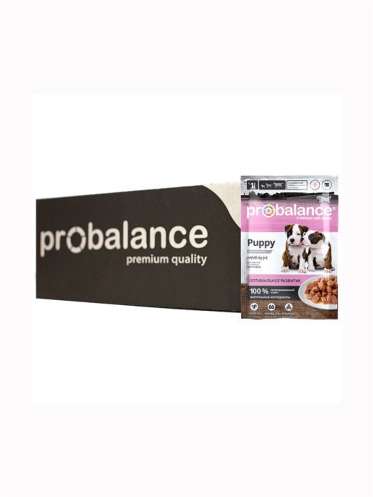 Влажный корм Pro Balance Immuno Puppy для щенков, 28 шт x 85 г Влажный корм Pro Balance Immuno Puppy для щенков, 28 шт x 85 г