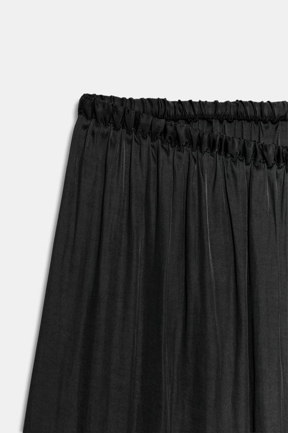 ZARA СВОБОДНЫЕ БРЮКИ ПАЛАЦЦО, ЧЕРНЫЙ