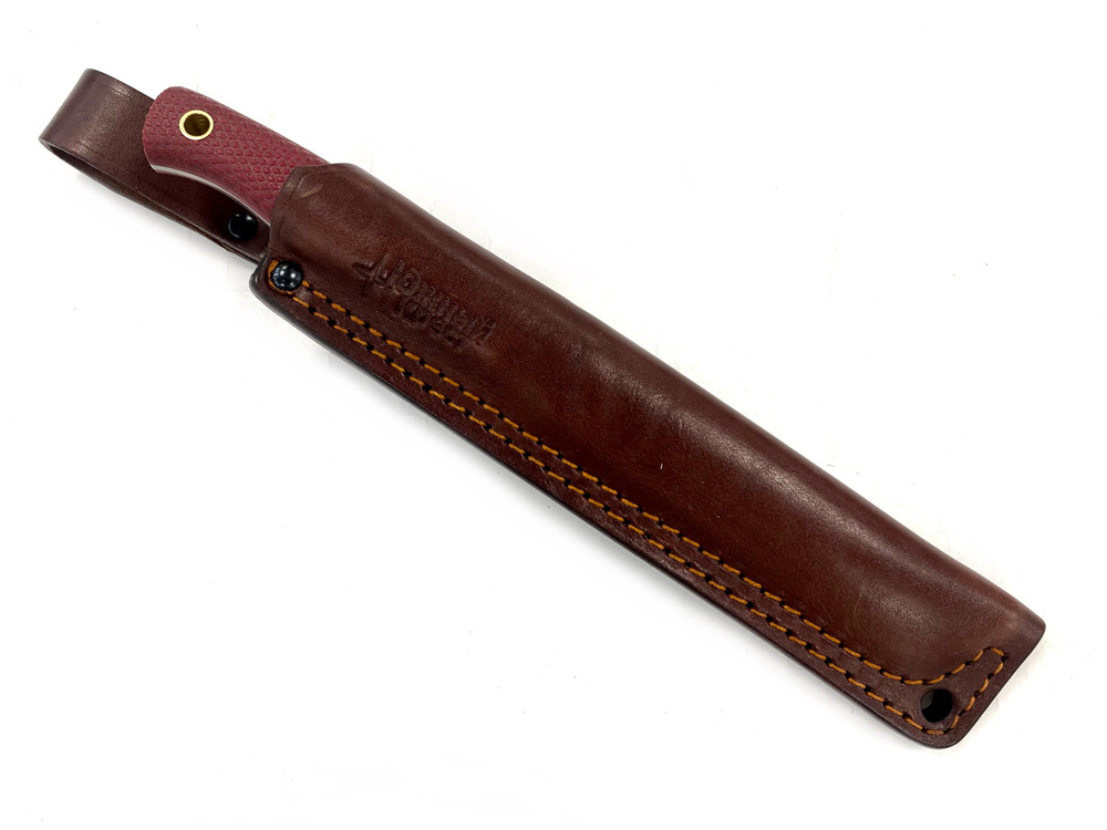 Нож Slender S, N690, микарта красная, 211.0957