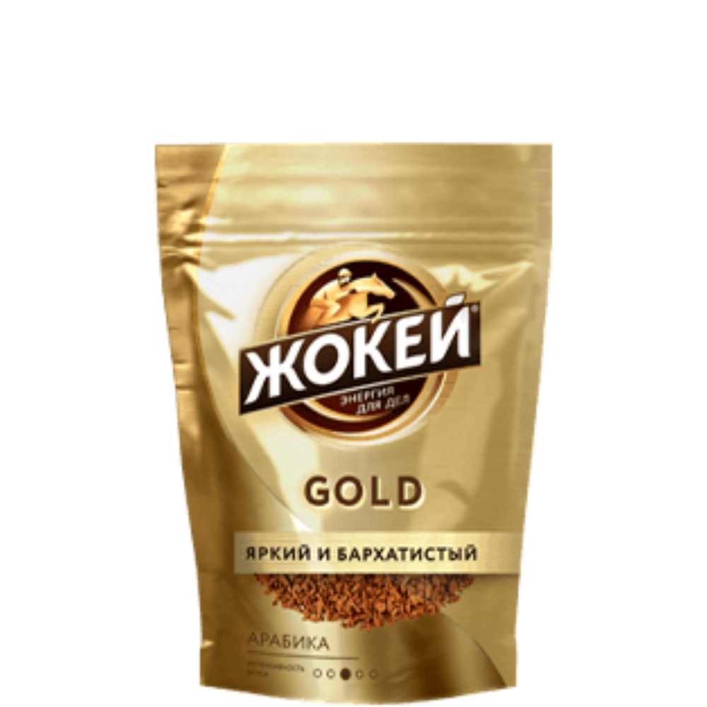Кофе раств.Жокей Голд пакет 75г 1/12