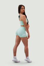 Шорты HIGH WAISTED SHORTS 5″ GYM HERO 582 Мятные