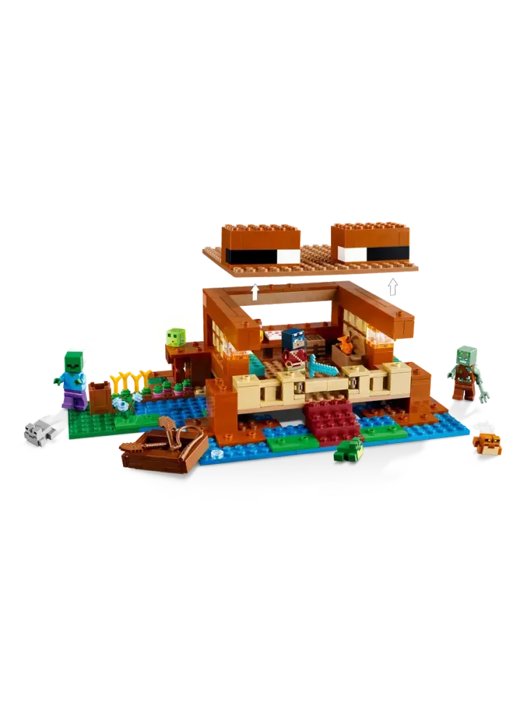 Конструктор Minecraft 21256 The Frog House Дом лягушки
