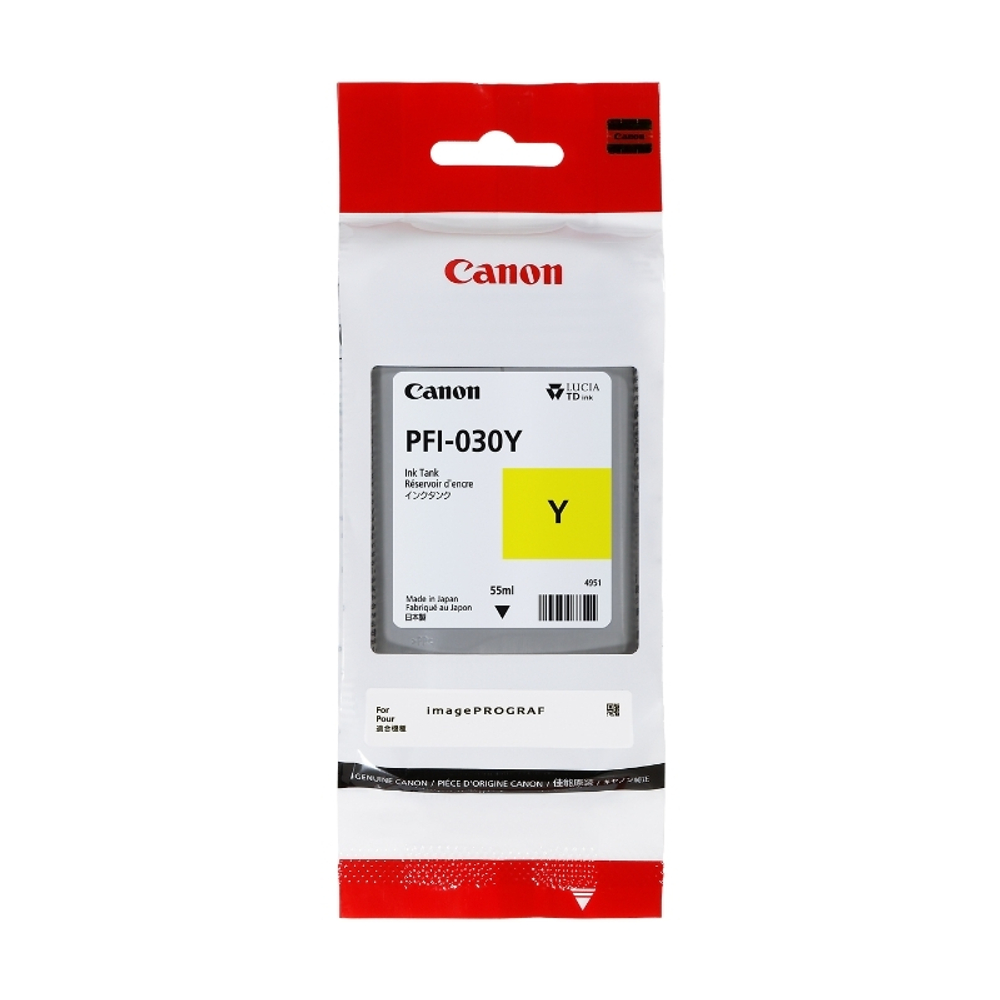 Картридж Canon PFI-030Y для imagePROGRAF TA-20/TA-30/TM-240/TM-340 Yellow (3492c001)