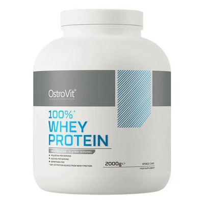 Протеин OstroVit 100% Whey Protein 2000 г арахисовое масло