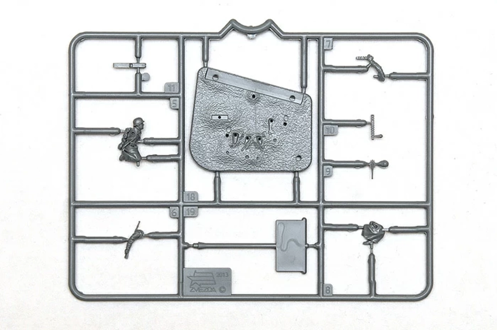 Немецкий пулемёт МГ-34 (MG-34) с расчётом 1941-1945 (зима)