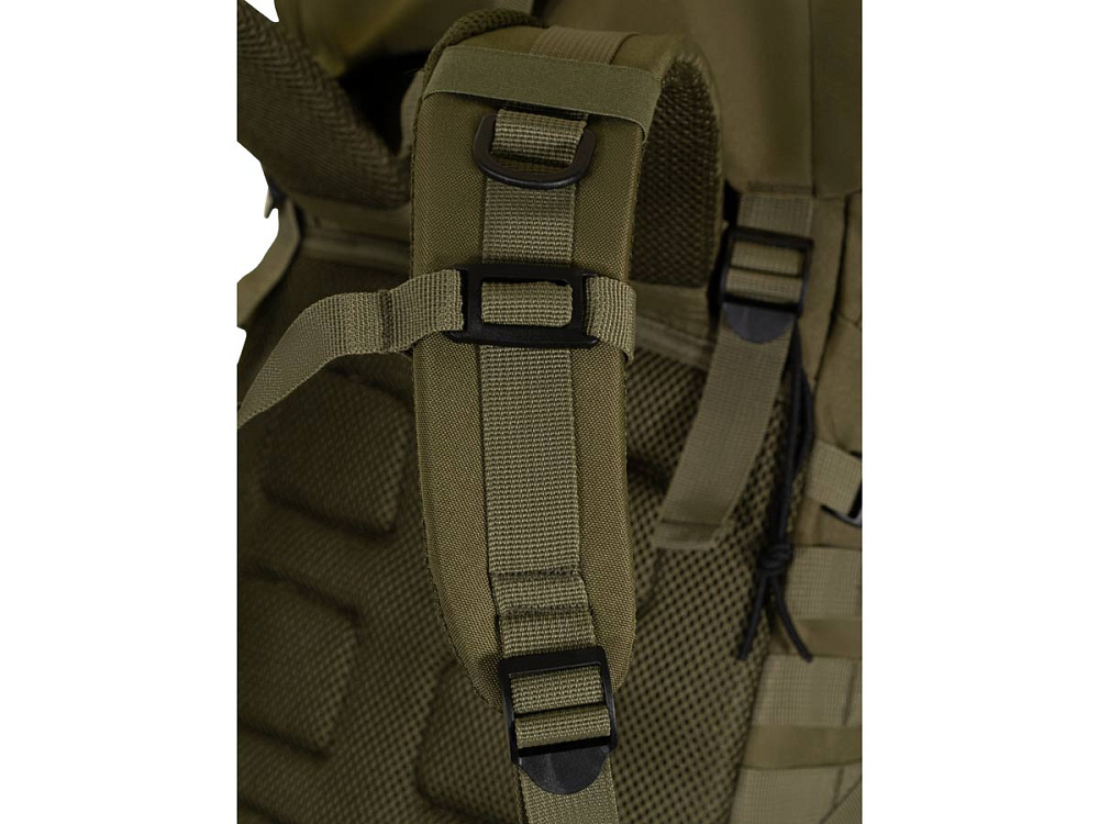 Рюкзак ShotTime Tactical 50л, ПВХ 600D, MOLLE, олива, ST-BP-230 17-OD
