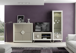 Тумба ТВ Cloe 2013 Beig/Moka Disemobel