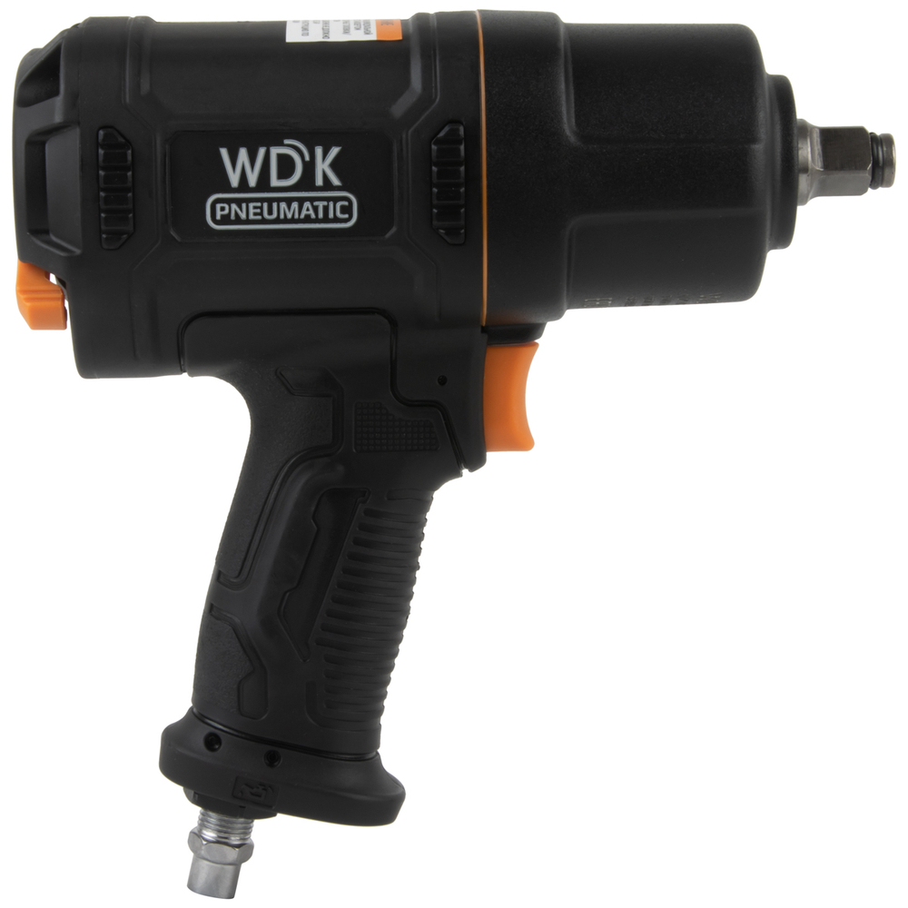 WDK-20440L Гайковерт пневматический ударный 1/2", 1360 Нм с набором ударных головок