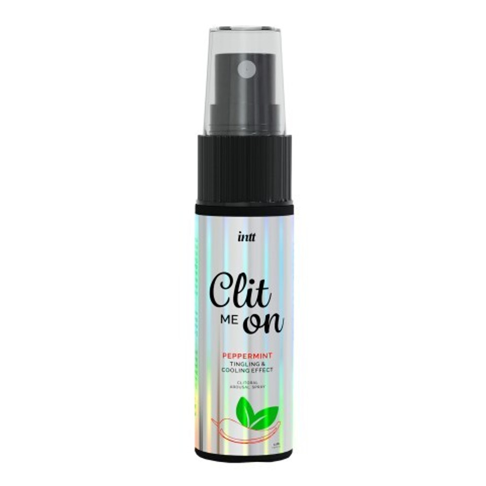 Охлаждающий жидкий вибратор для клитора с мятным вкусом Intt Clit Me On Peppermint 12 мл.