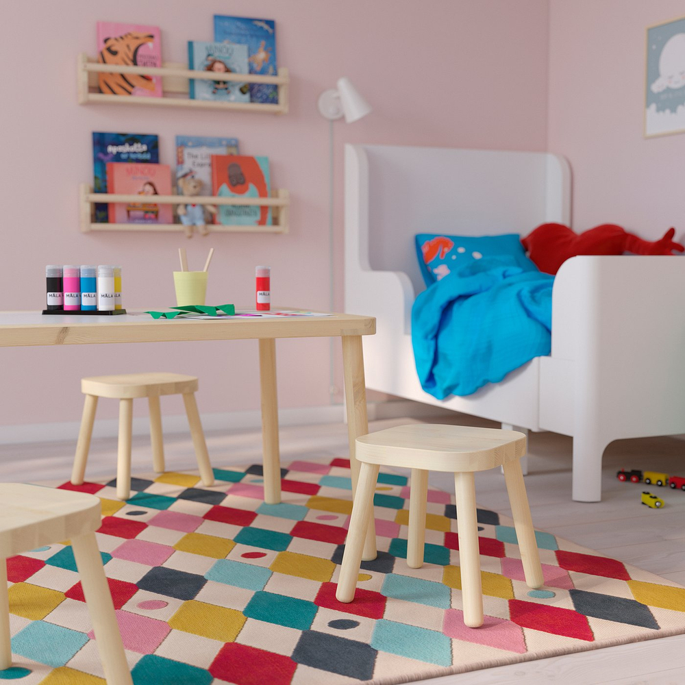 IKEA FLISAT  (ИКЕА ФЛИСАТ)  -  Табурет детский - сосна