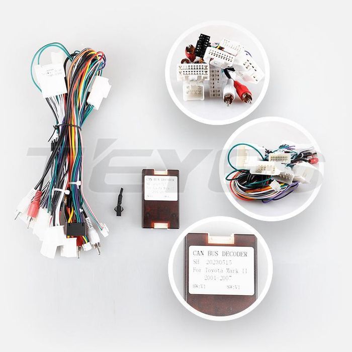 Магнитола для Toyota Mark II 110 2000-2004 (наверх, климат на ШГУ) - Teyes CC4L-DTS монитор 9" IPS, Android 14, Быстрая, Snapdragon 662, CarPlay, 4G SIM-слот