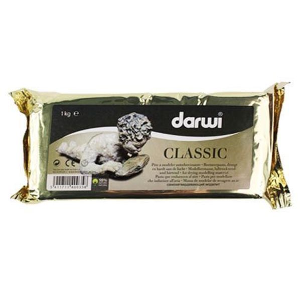 Полимерная глина Darwi Classic самозатвердевающая, 1 кг