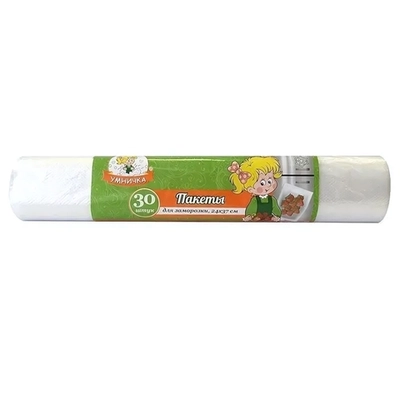 Пакеты для заморозки Умничка 24см*30шт. 13мкм