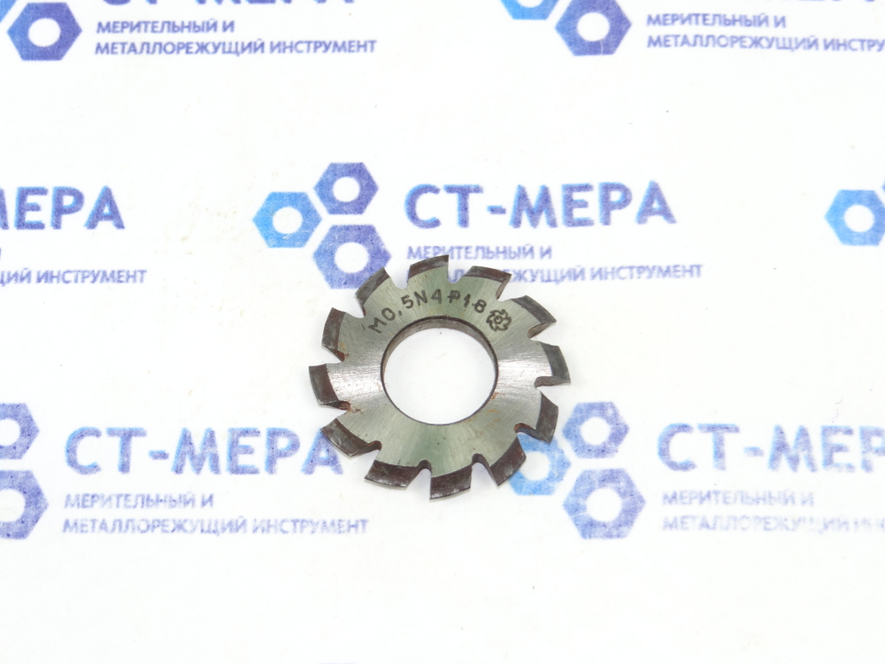 Фреза модульная М0.5 №4 Р18 z=12 dпос=13 D=32