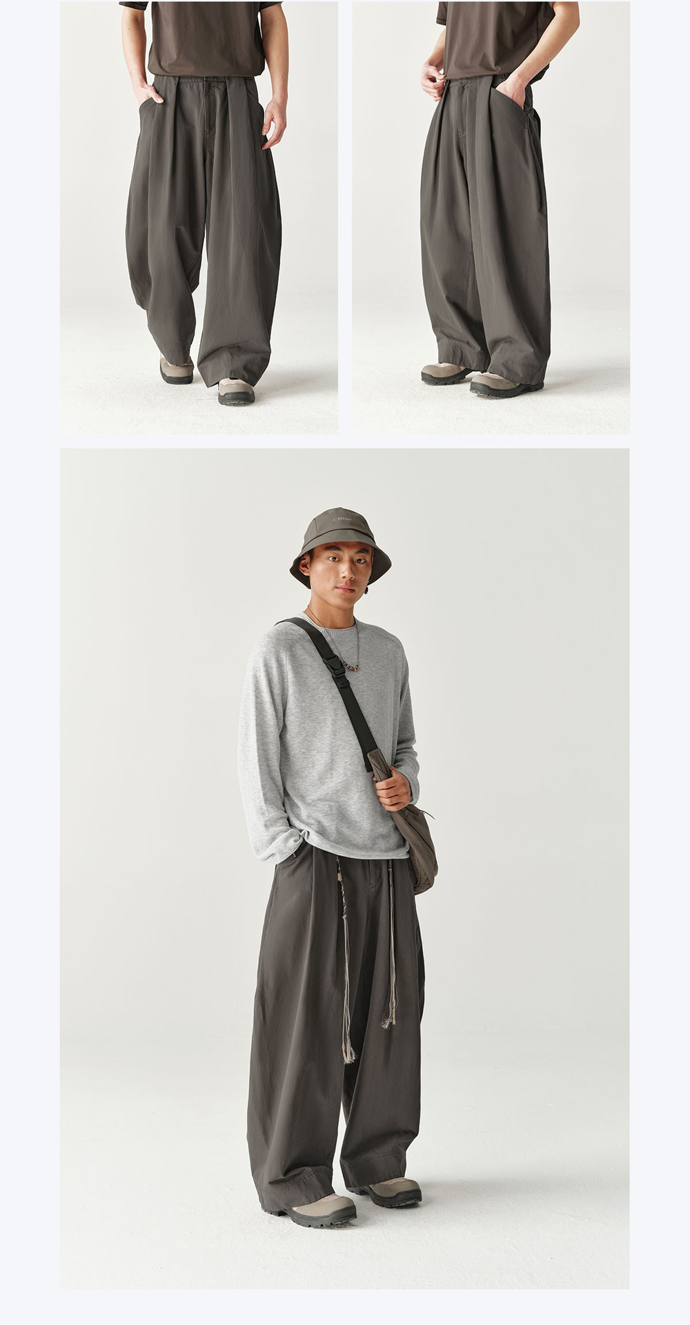 Штаны Nothomme BlueMonte Pleated Casual коричневый
