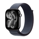 Умные часы Apple Watch Series 11 GPS, 46mm, Jet Black Aluminium Case with Anchor Blue Sport Loop