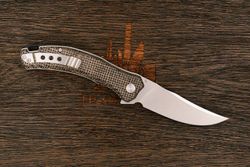 Нож складной QSP QS151-B1 Walrus, клинок 86мм, сталь D2, рукоять микарта