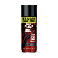 U-POL Эмаль огнестойкая RAPTOR, 1000°C,черная матовая, аэрозоль, 400мл