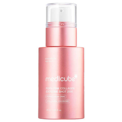 Омолаживающая ампула с микроиглами medicube PDRN Pink Collagen Exosome Shot Serum 7500 (30мл)