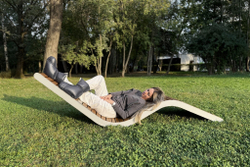 Сапожки-носочки пуховые German Grass Comfort Socks Travel Graphite серые Серый