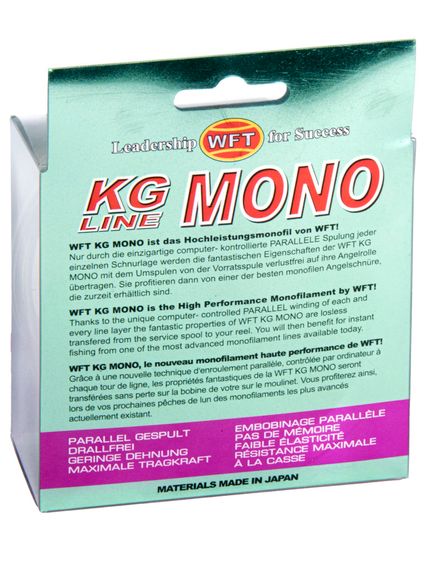 Леска монофильная WFT KG MONO Green 300 м, 0,35 мм