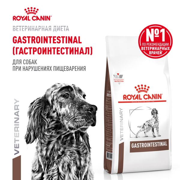 Сухой корм Royal Canin Gastrointestinal для взрослых собак при расстройствах пищеварения