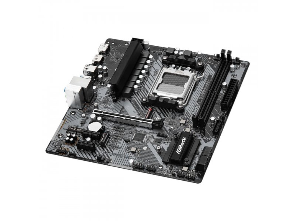 Материнская плата ASRock B650M-H/M.2+, Socket AM5, AMD B650, mATX, RTL