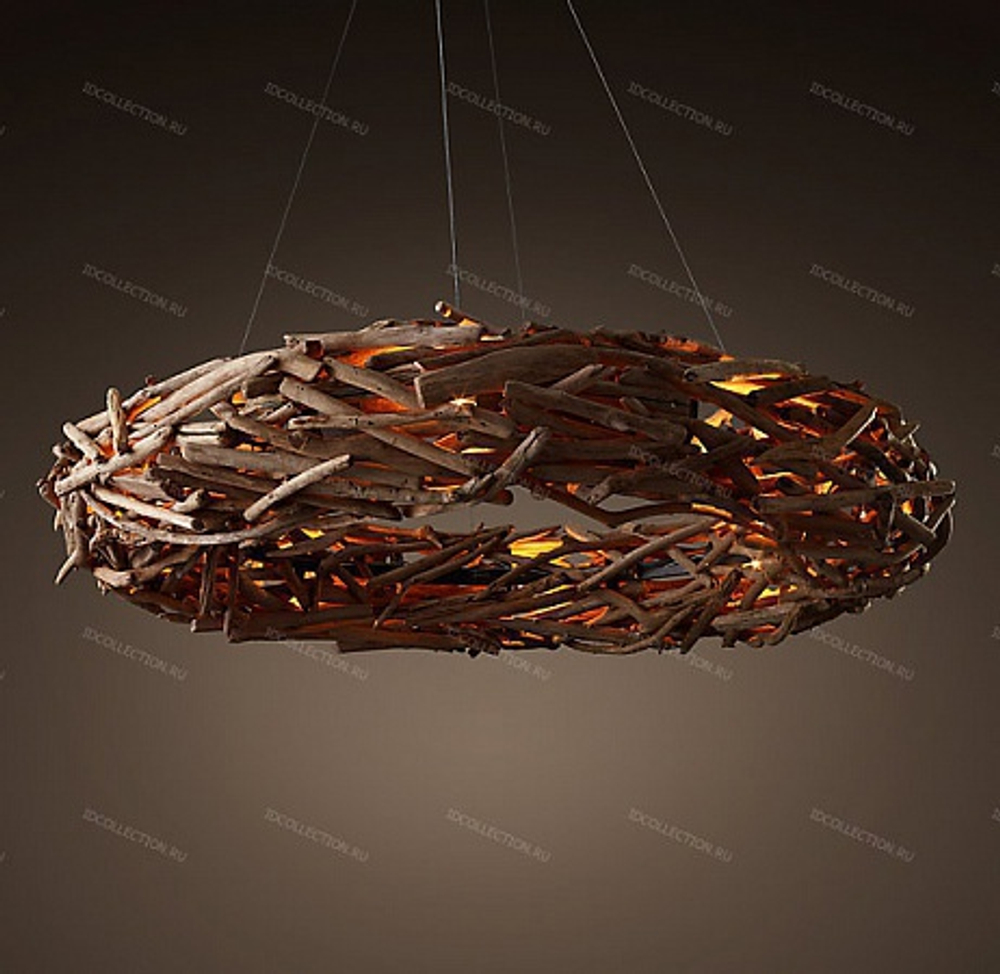 Люстра SALVAGED DRIFTWOOD RING Restoration Hardware 68290058