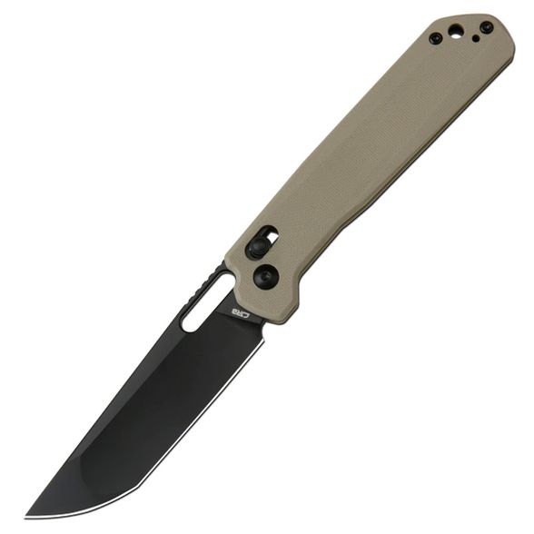 Цена наСкладной нож CJRB Bellona, сталь AR-RPM9, рукоять G10, бежевый/черный