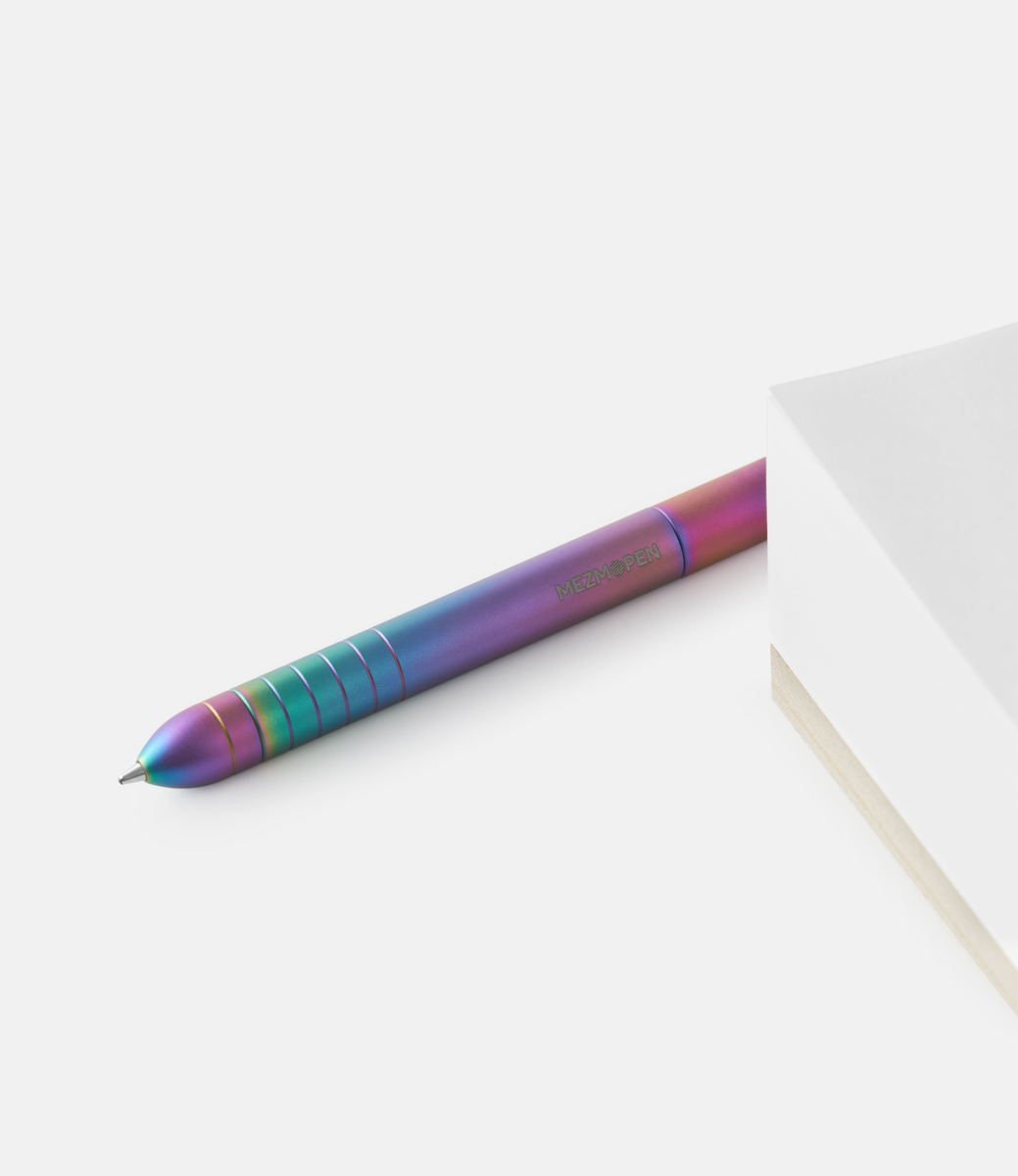 Mezmoglobe Mezmopen Titanium Rainbow — магнитная ручка-трансформер из титана