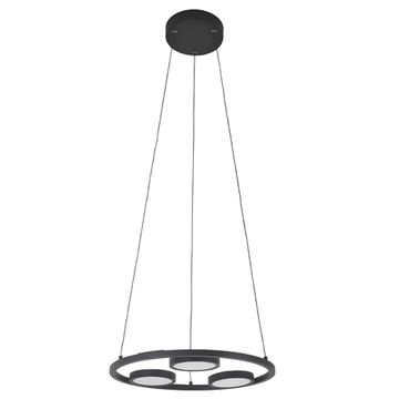 Подвесной светодиодный светильник CLT 027C3 D450 BL чёрный Crystal Lux