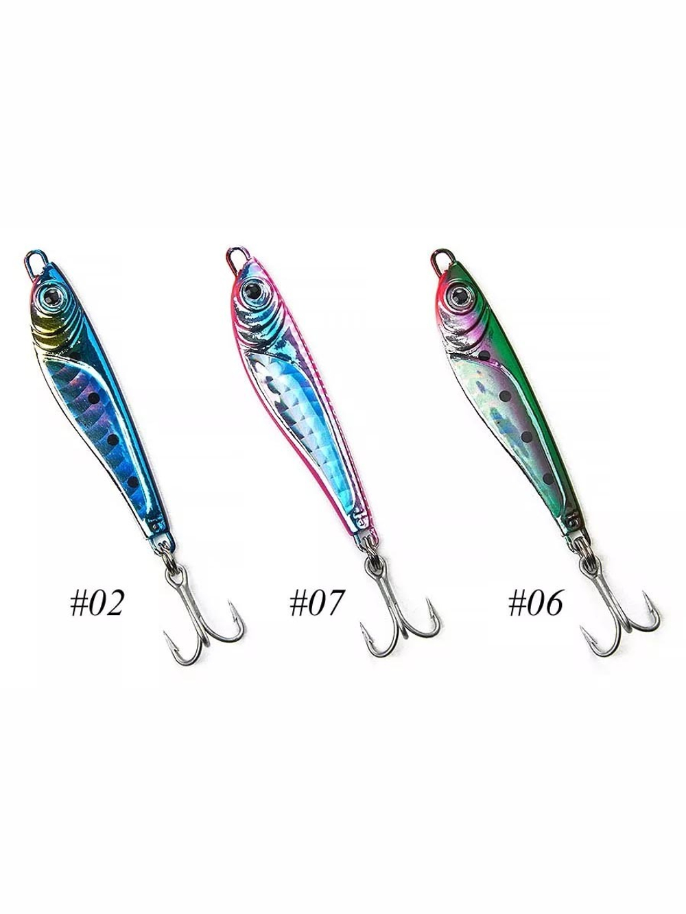Пилькер ASARI Slim Minnow 15гр #02 blue sardine