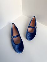 Бархатные туфли-балетки Pretty Ballerinas, 36