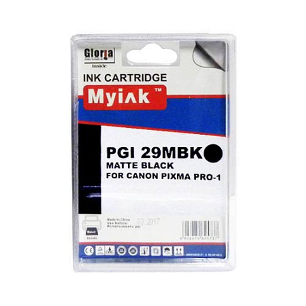 Картридж MyInk, аналог CANON PGI-29MBK для PIXMA PRO-1 Matte Black