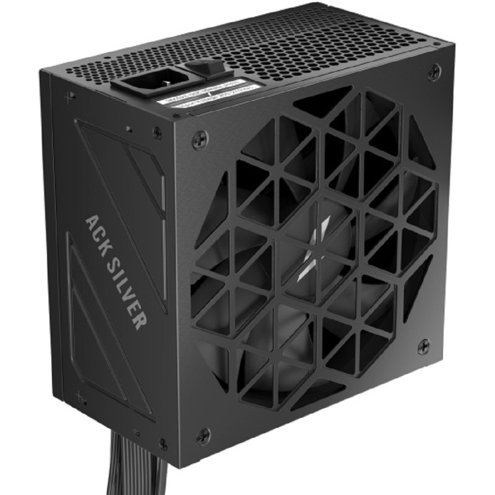 Блок питания 1STPLAYER Блок питания ACK SILVER 850W Black / ATX 3.1, APFC, 80 PLUS Silver, Double Forward, DC-DC, full Teapo caps, 140mm fan, non-modular / HA-850BA7-BK