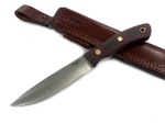 Нож Praiter, N690 конв., микарта красно-черная, 246.2154