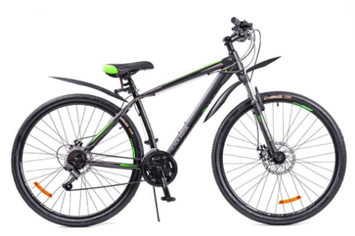 Велосипед Black AQUA Cross 1981 D Matt 29" (РФ) -серый