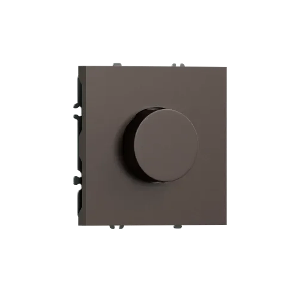 Светорегулятор Triac поворотный, LED, 200 Вт, мокко DONEL S08