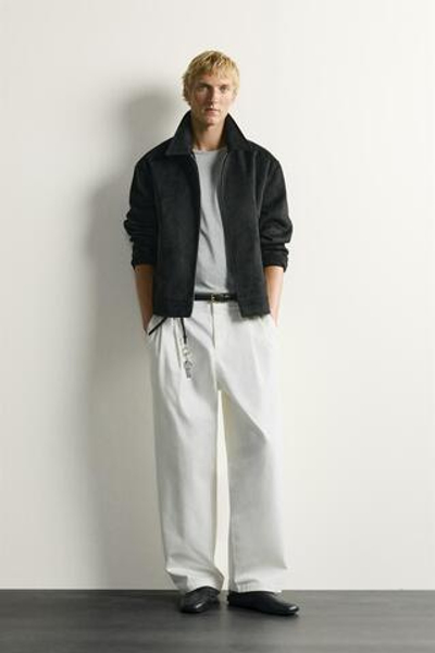 КУРТКА ИЗ ИСКУССТВЕННОЙ ЗАМШИ — ZARA · 8281/111