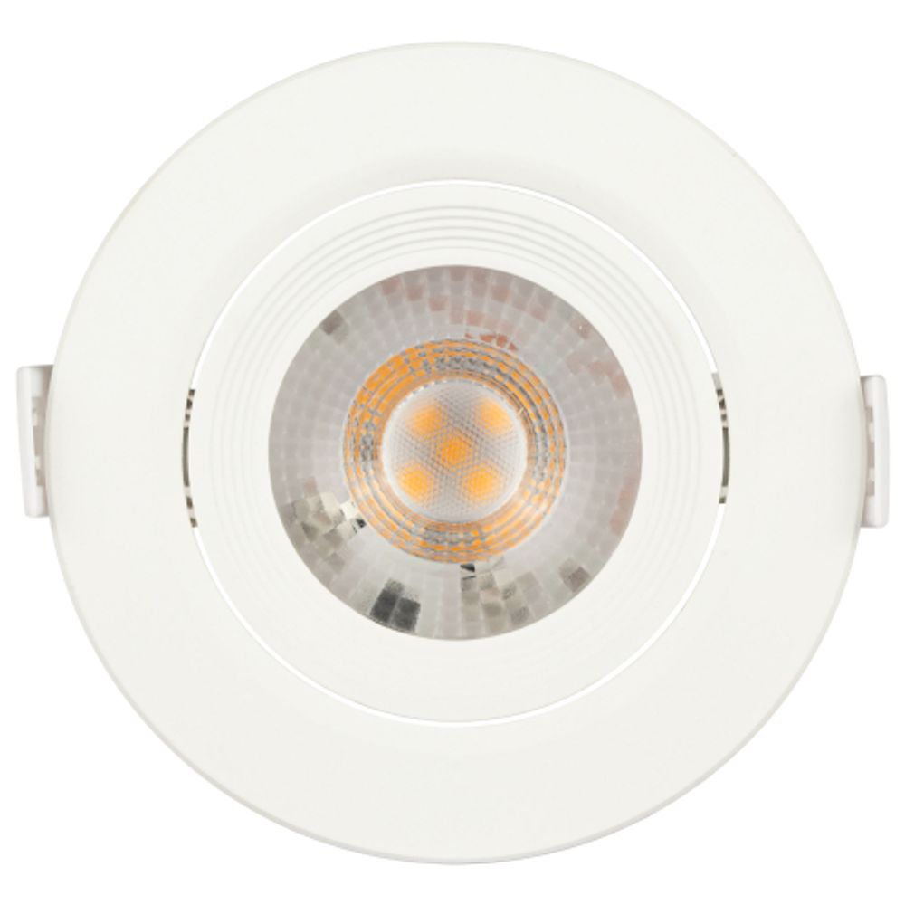 KL LED 22A-5 3K WH Светильник ЭРА светодиодный круглый поворотн. LED SMD 5W 3000K, белый | Встраиваемые LED светильники