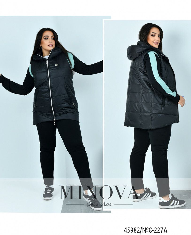 Костюм 8-227-черный-оливка Minova