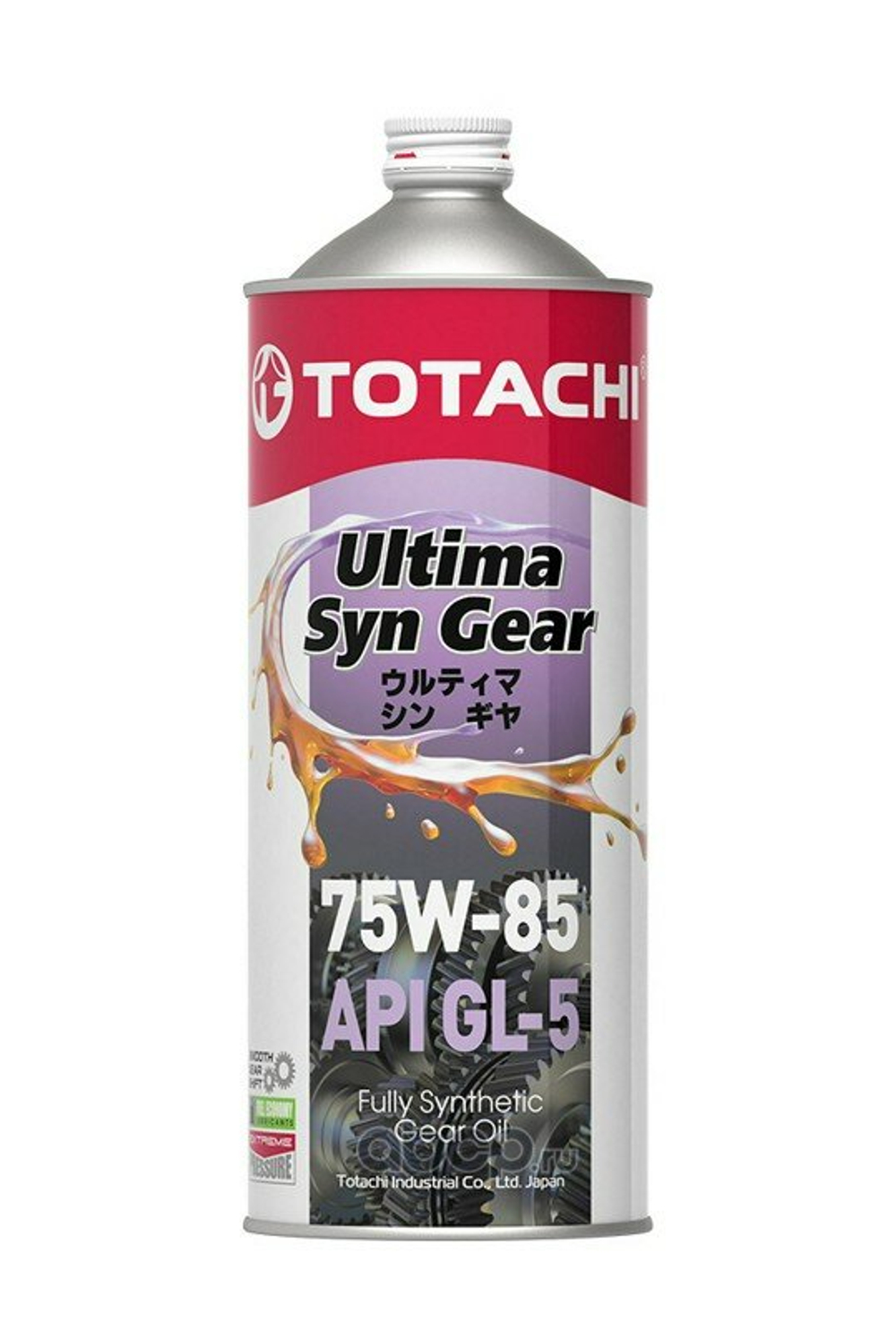 МАСЛО ТРАНСМИССИОННОЕ СИНТЕТИЧЕСКОЕ ULTIMA SYN GEAR 75W-85 GL-5 1Л