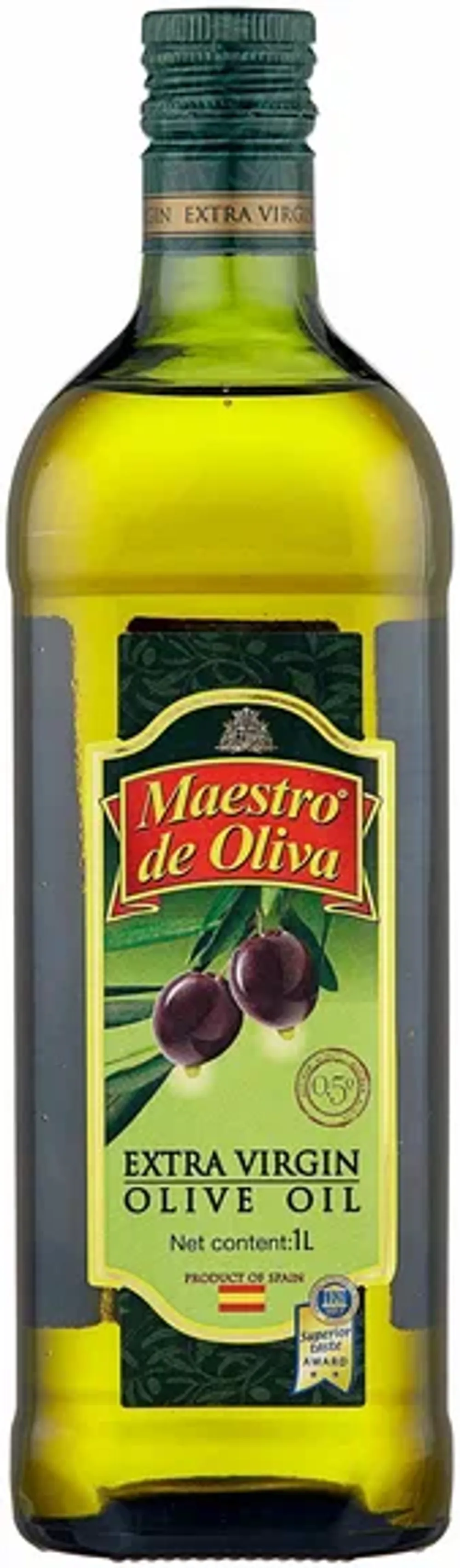 Масло оливковое не раф. Maestro De Oliva 1 л