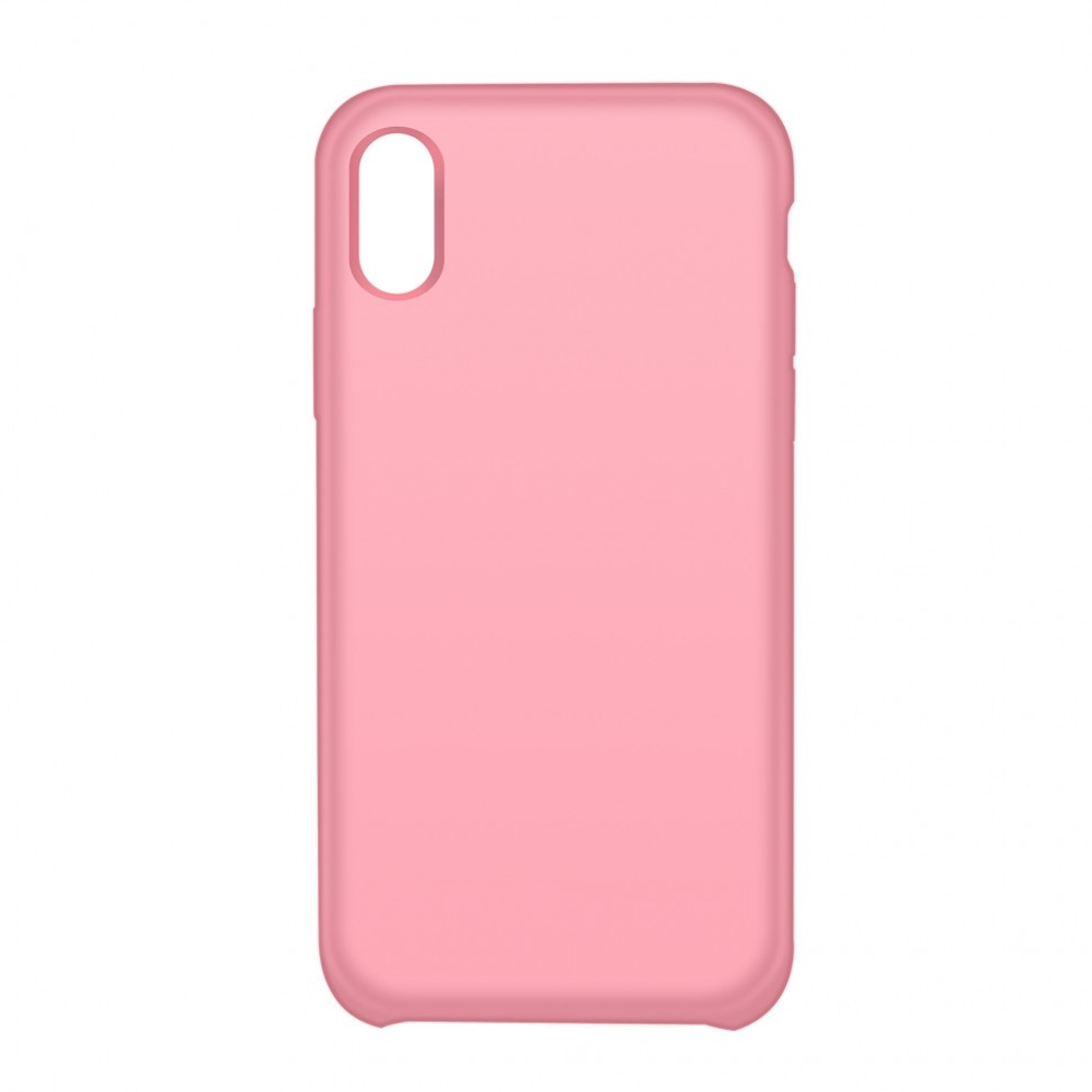 Накладка для Samsung Galaxy A02 Silicone cover без логотипа розовая