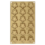 Форма для приготовления пирожных stars силиконовая