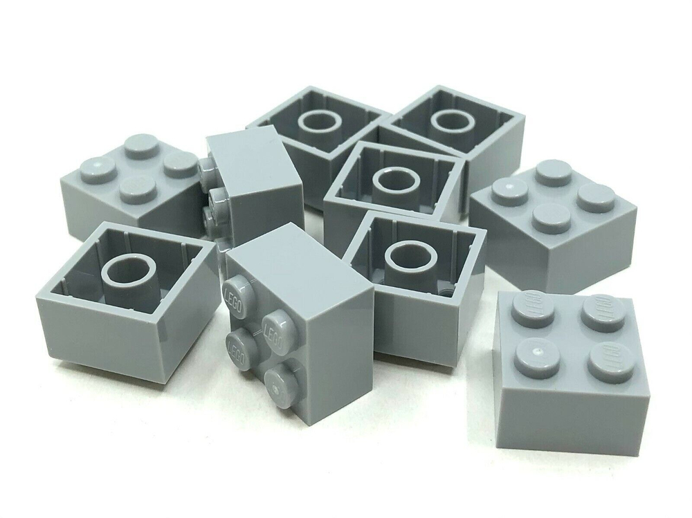 Lego Кирпич 2x2 (серый) 4211387