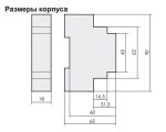 Реле контроля фаз CZF-312 3х400/230+N 2х8А 1Z 1R IP20 регулировка порога, без задержки отключения